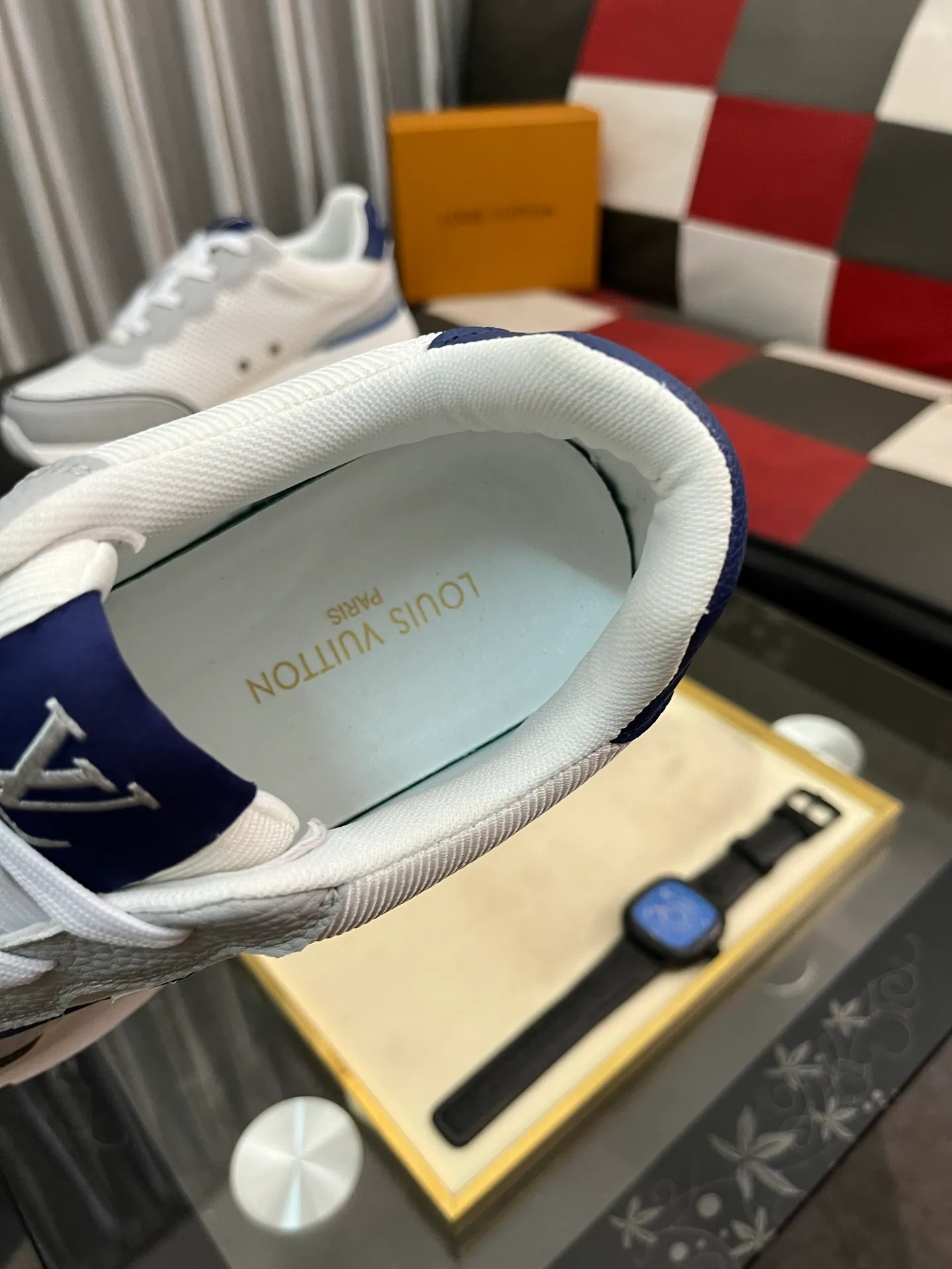 Men's shoes 💰458⌚️⌚️[Louis Vuitton LV] Dad shoes are popular casual sports shoes with outsole, breathable and comfortable, easy to walk, trendy men's versatile fly woven epoxy with ➕leather lining➕Gucci's popular original outsole, sports and running style, super comfortable. Code number 38-44